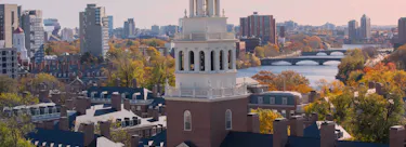 Harvard University campus view