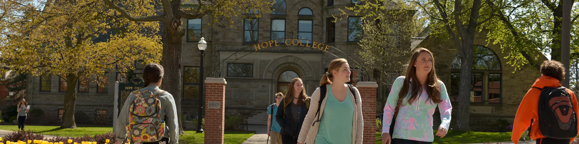 Hope College campus view