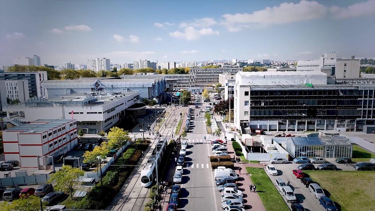 Institut National des Sciences Appliquées de Lyon (INSA) campus view