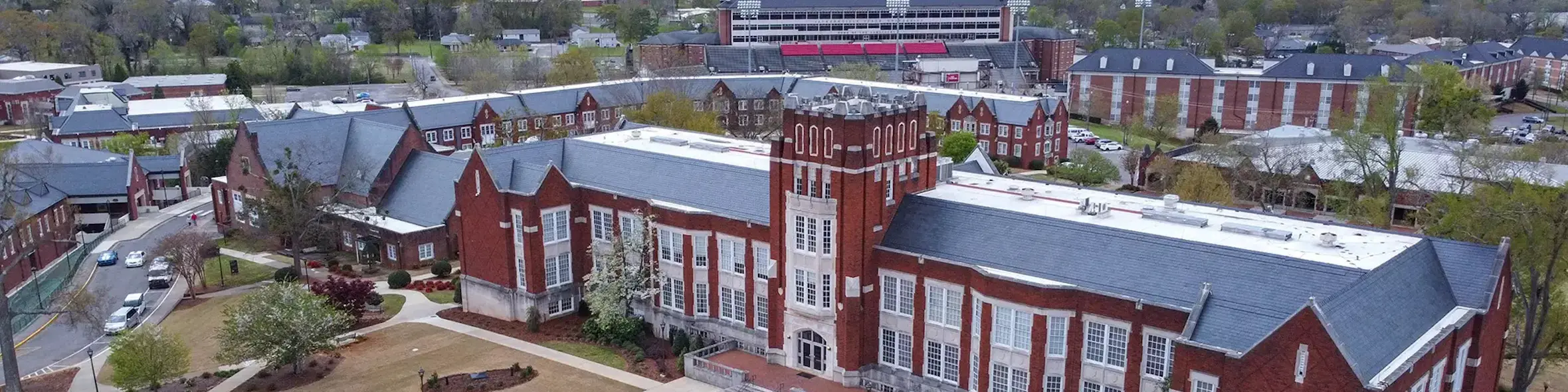 Jacksonville State University campus view