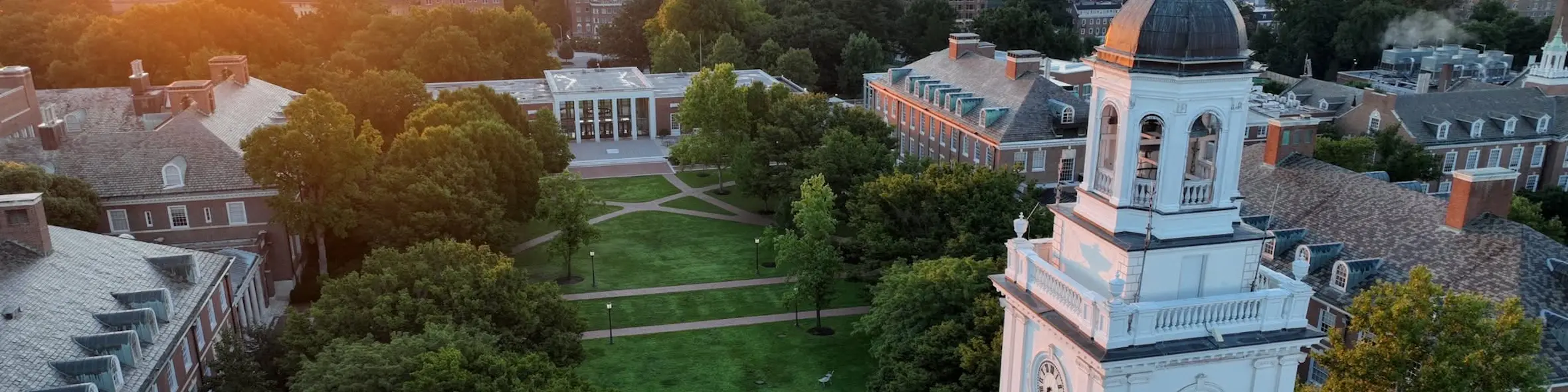 Johns Hopkins University campus view