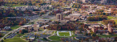 Kent State University campus view