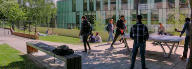 Kingston University London campus view