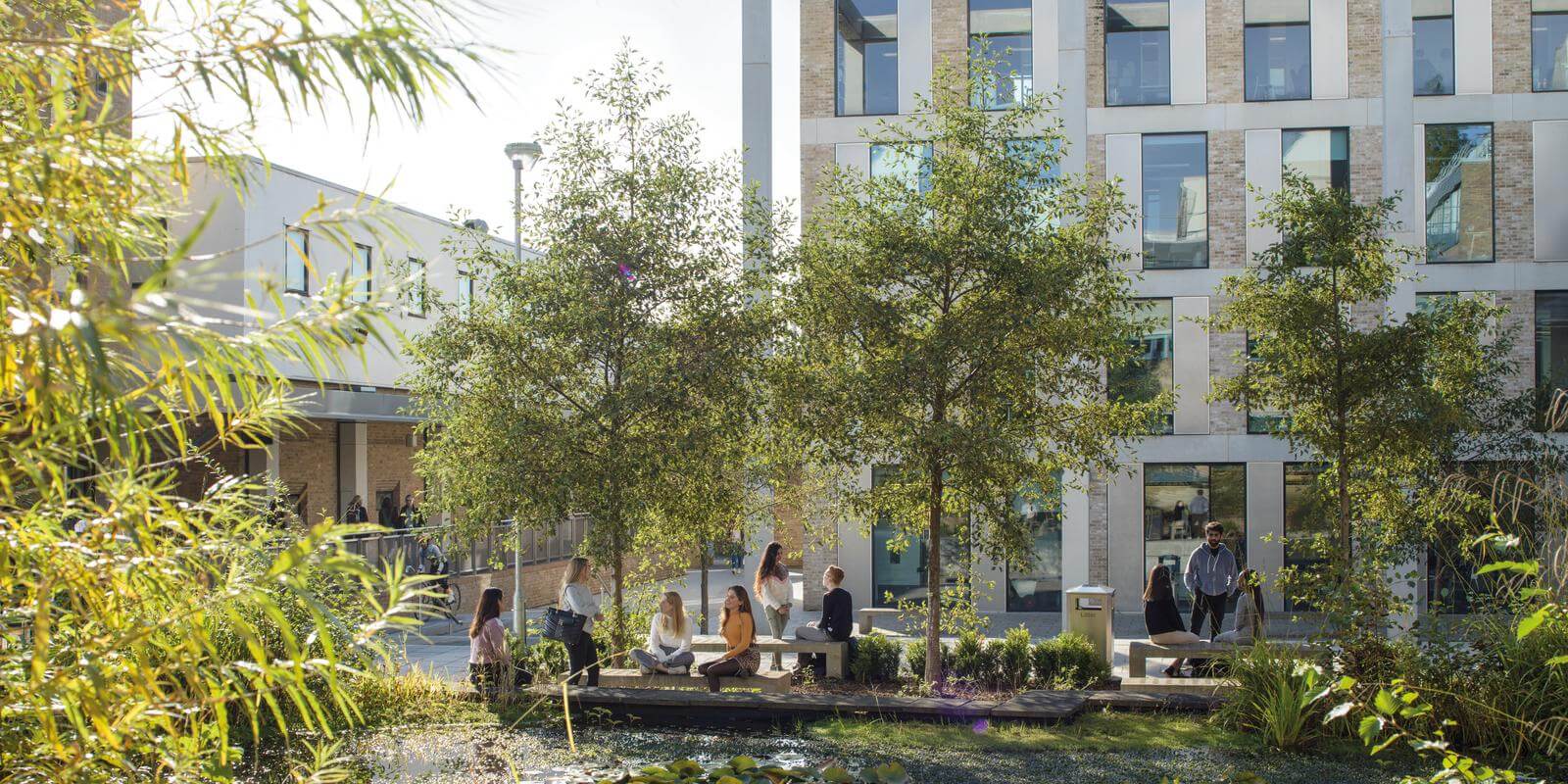 Lancaster University campus view