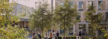 Lancaster University campus view
