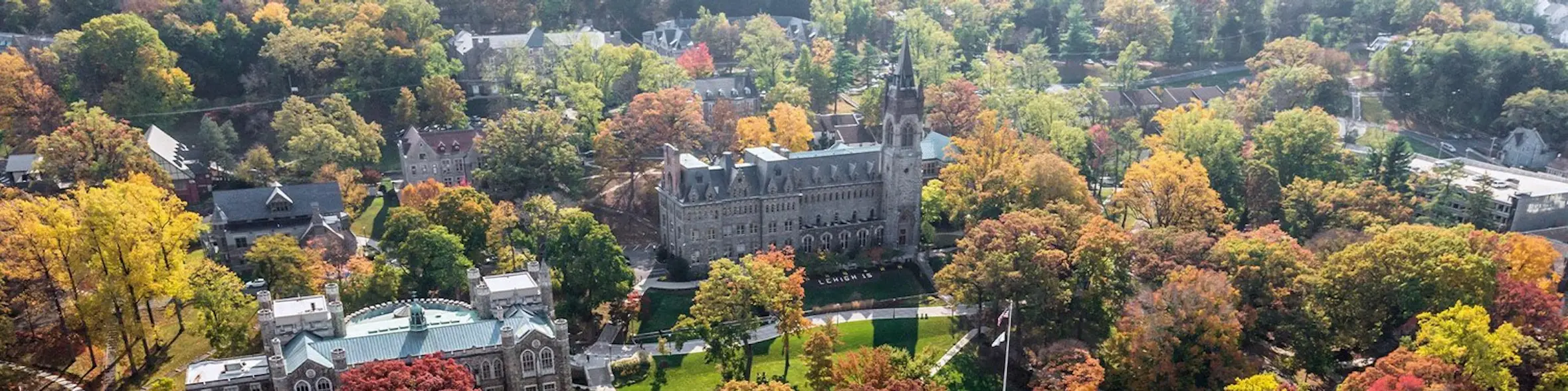 Lehigh University campus view