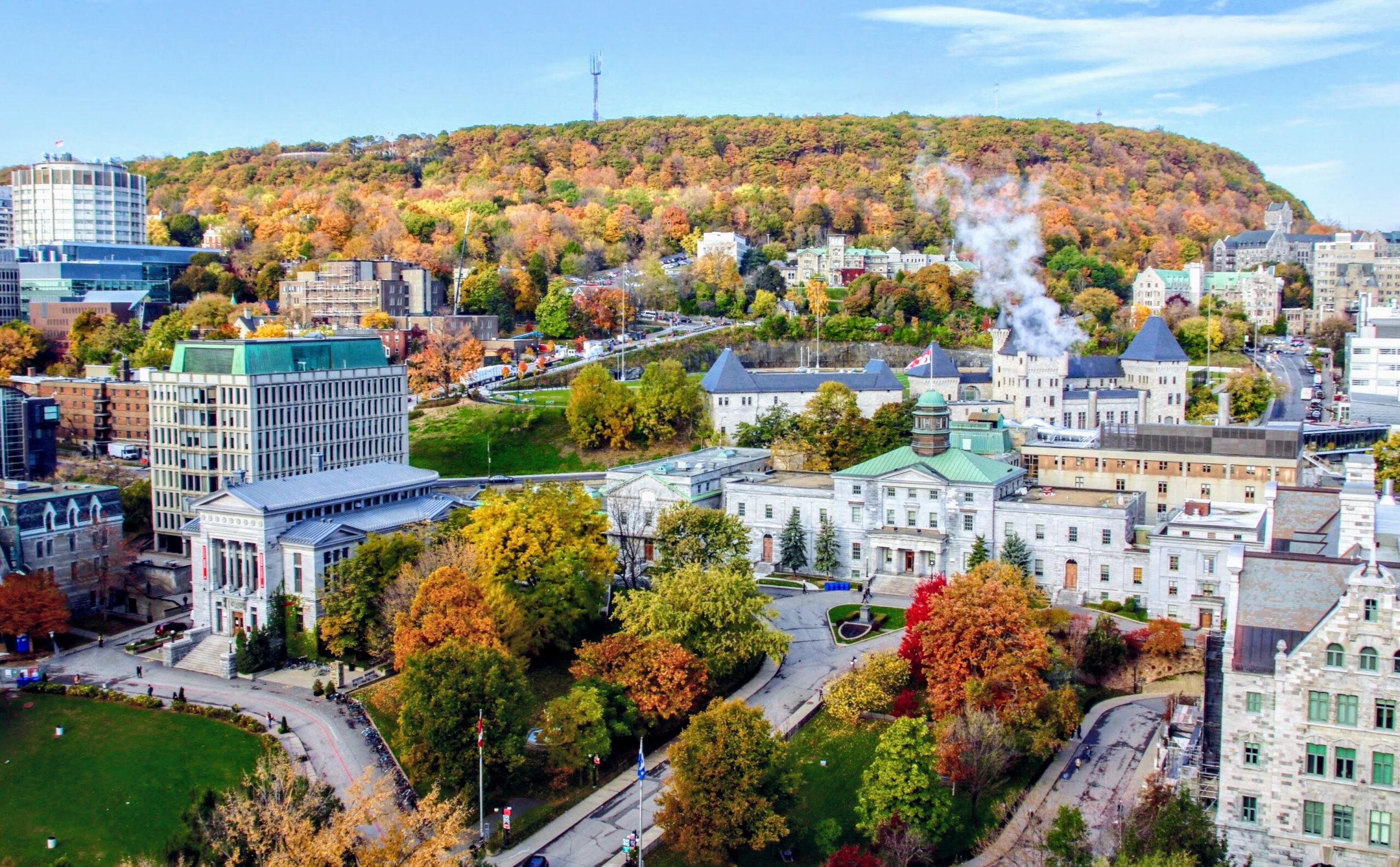 McGill University campus view