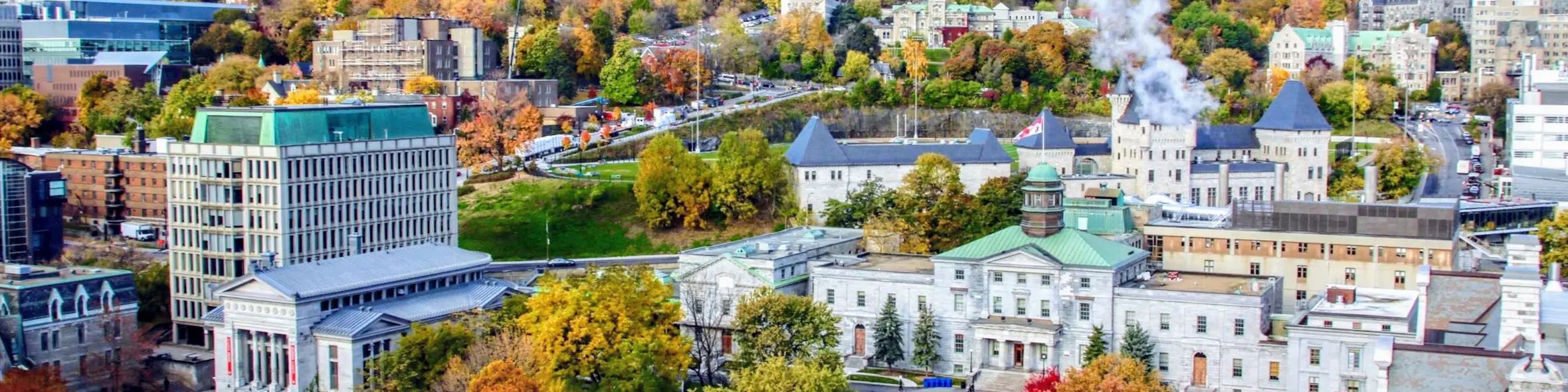 McGill University campus view