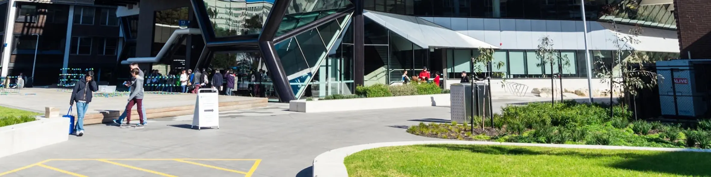 Monash University campus view
