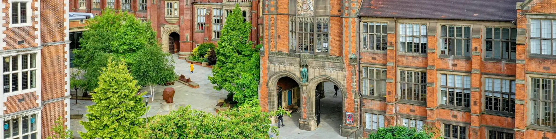 Newcastle University campus view