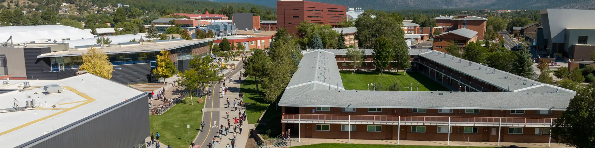 Northern Arizona University campus view