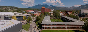 Northern Arizona University campus view