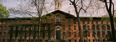 Princeton University campus view