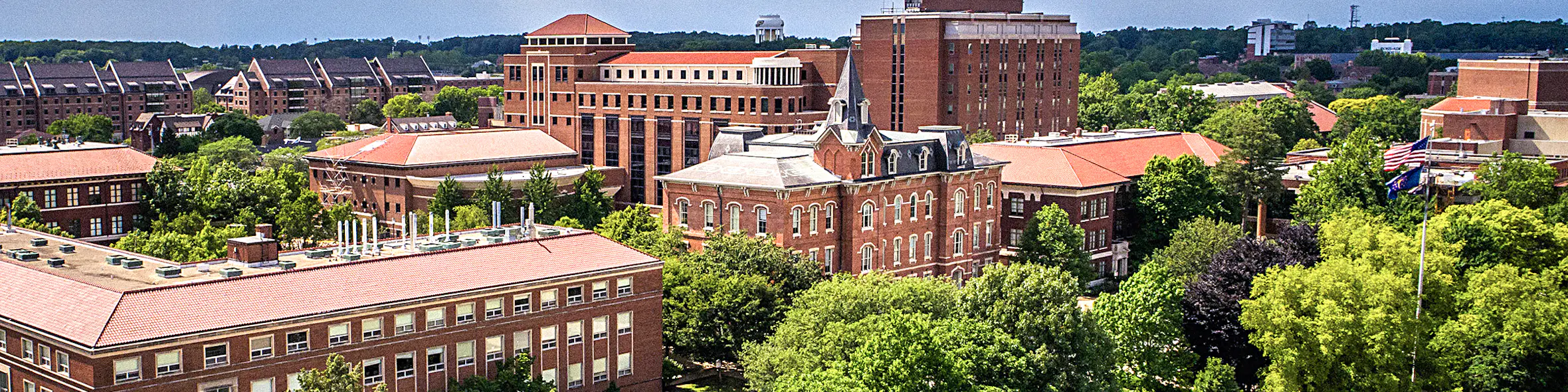 Purdue University campus view
