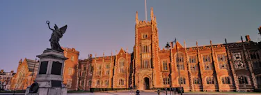 Queen's University Belfast campus view