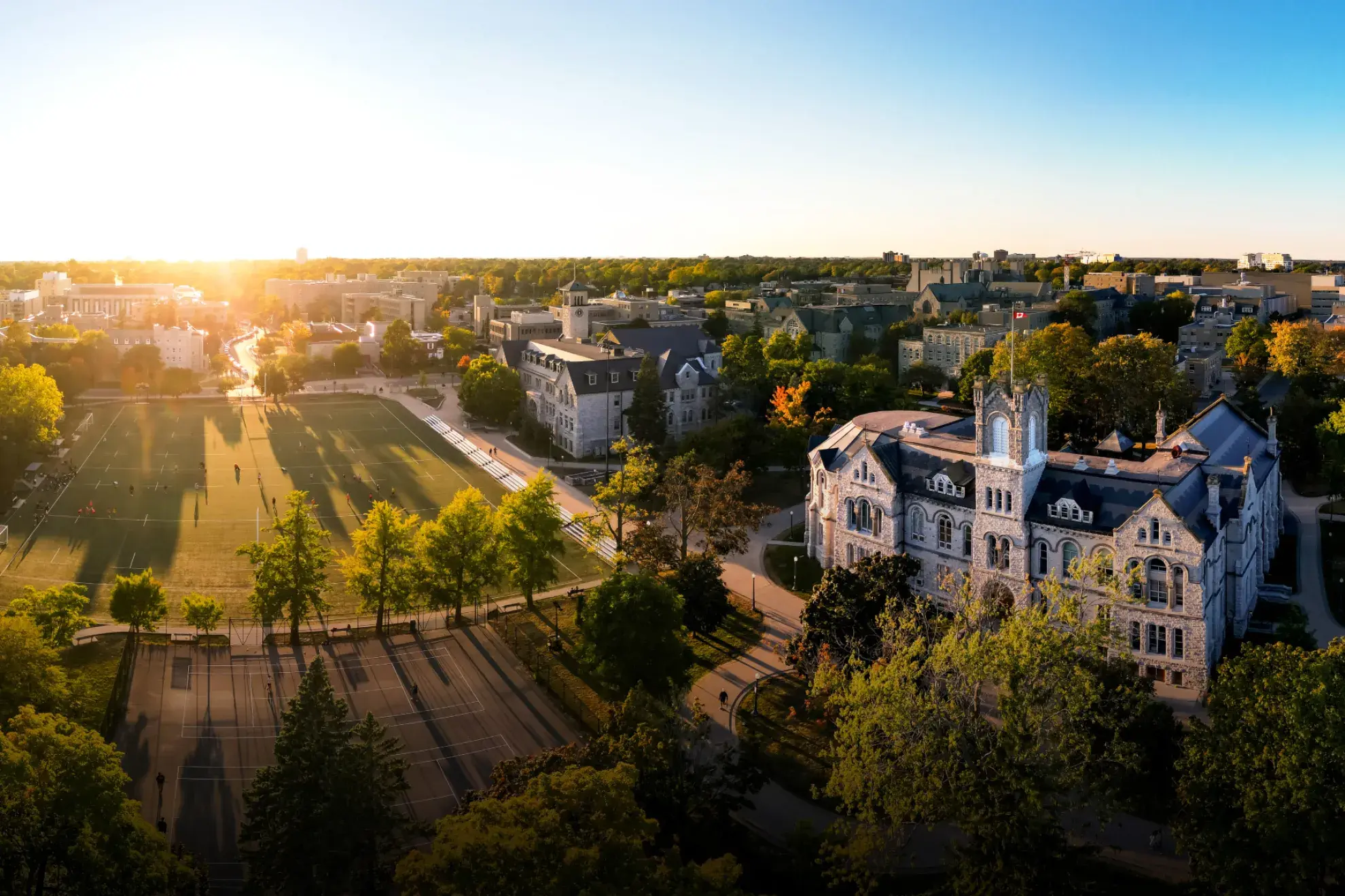 Queen's University campus view