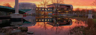 Radboud University Nijmegen campus view
