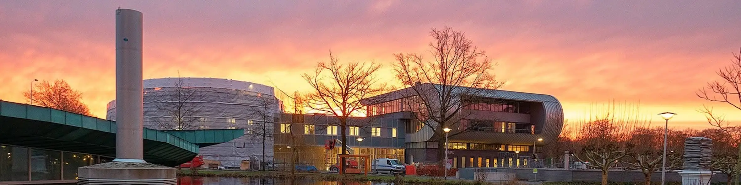 Radboud University Nijmegen campus view