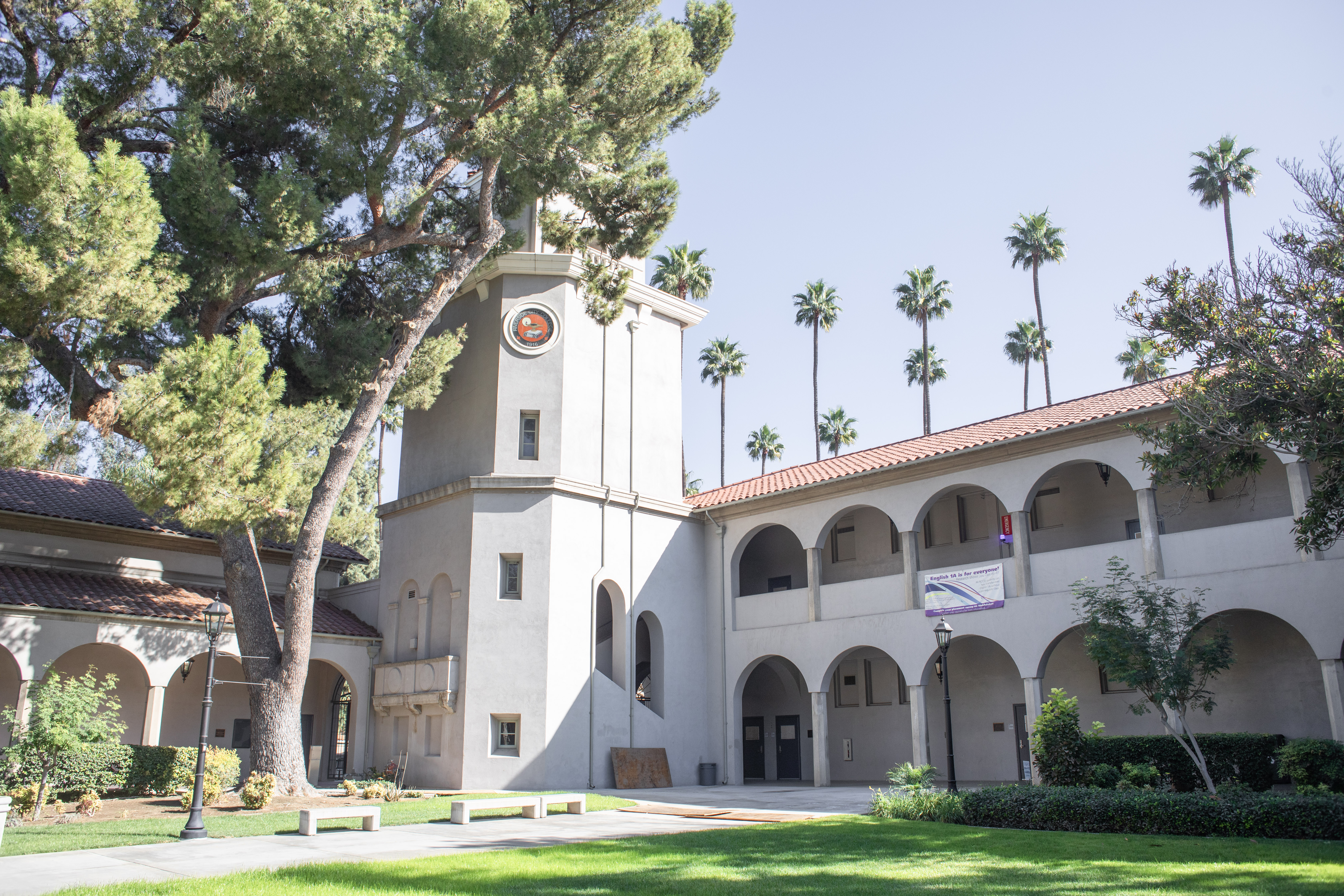 Riverside City College campus view