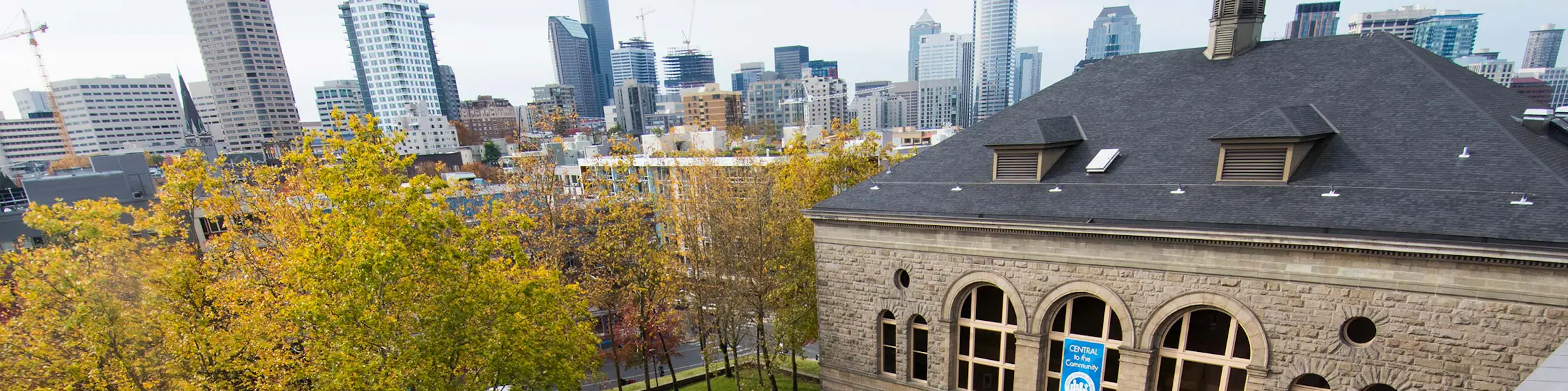 Seattle Central College campus view
