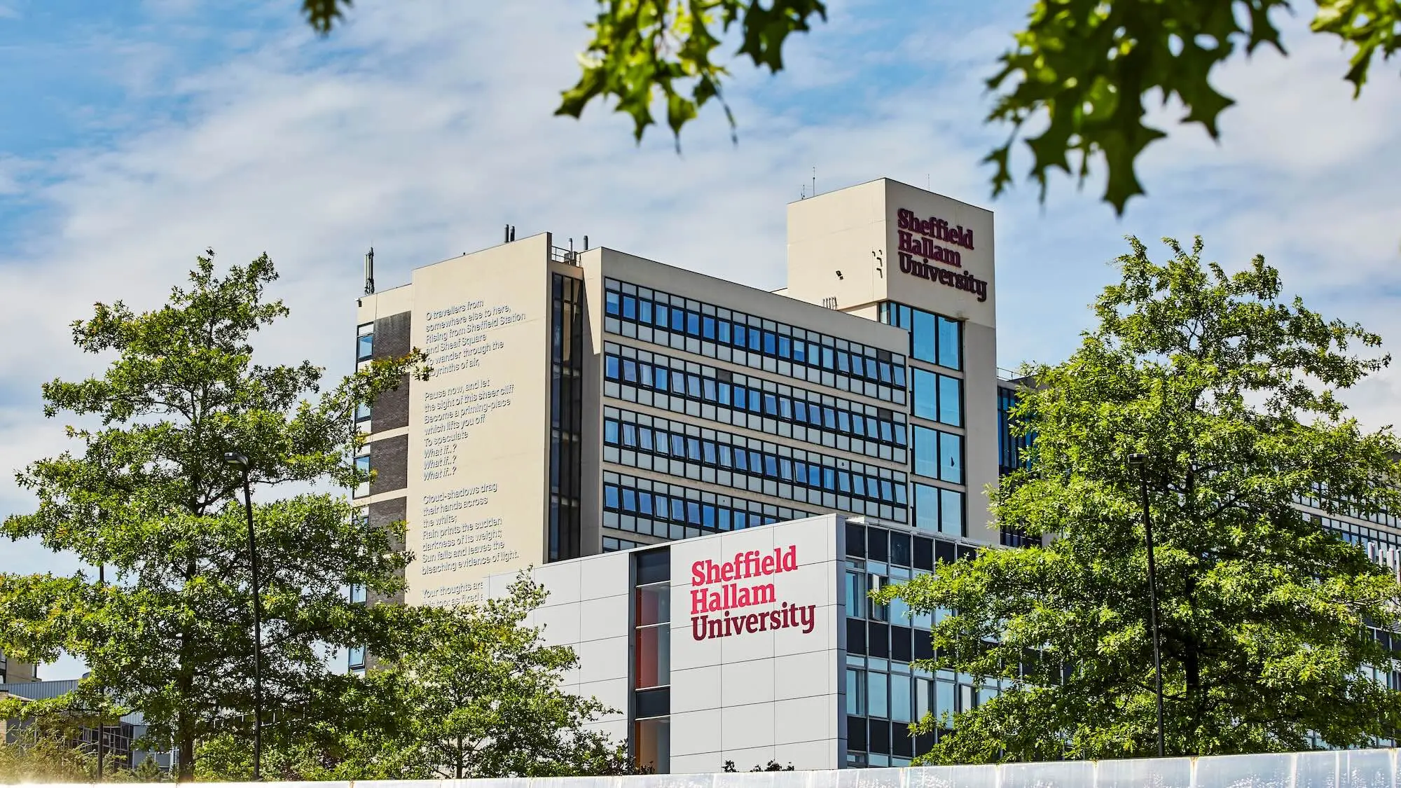 Sheffield Hallam University campus view