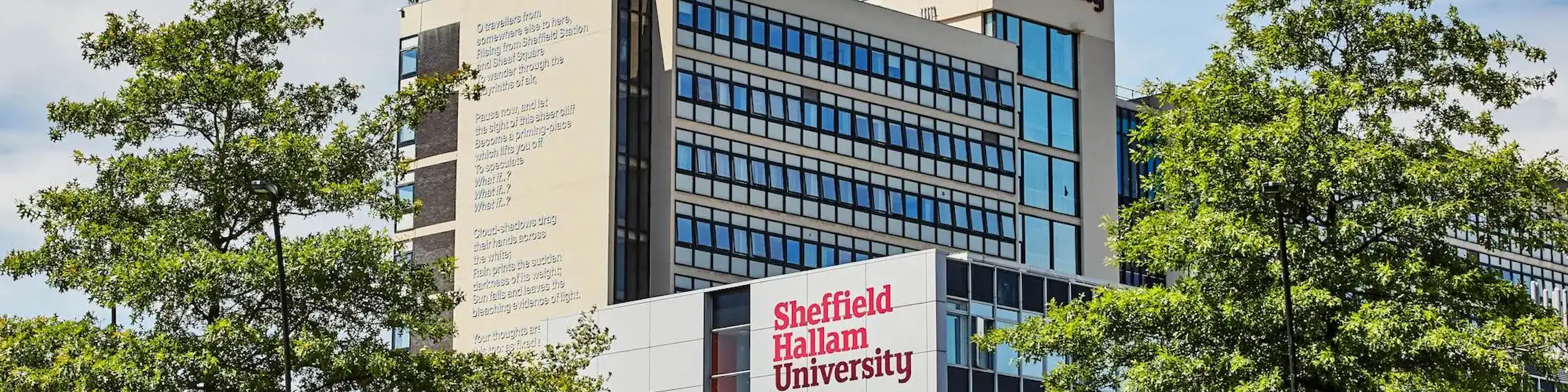 Sheffield Hallam University campus view