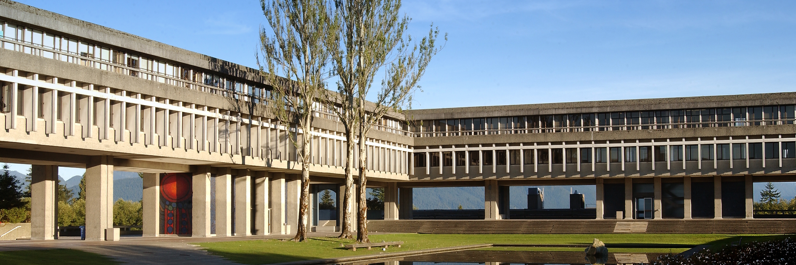 Simon Fraser University campus view