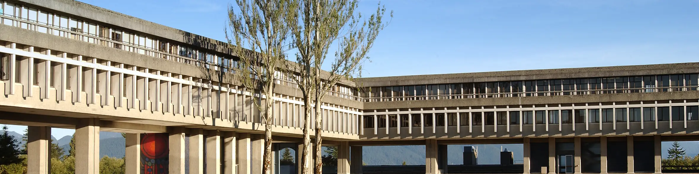 Simon Fraser University campus view
