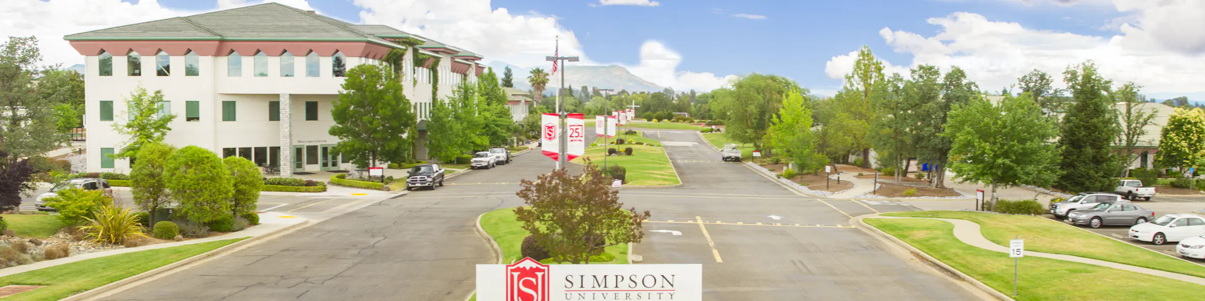 Simpson University campus view