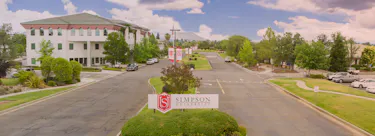Simpson University campus view