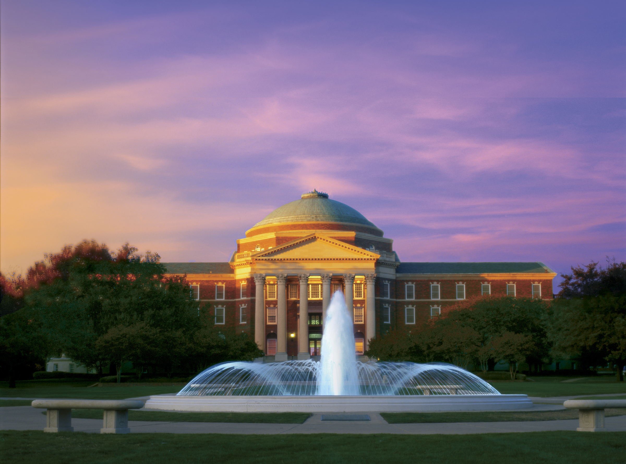 Southern Methodist University campus view