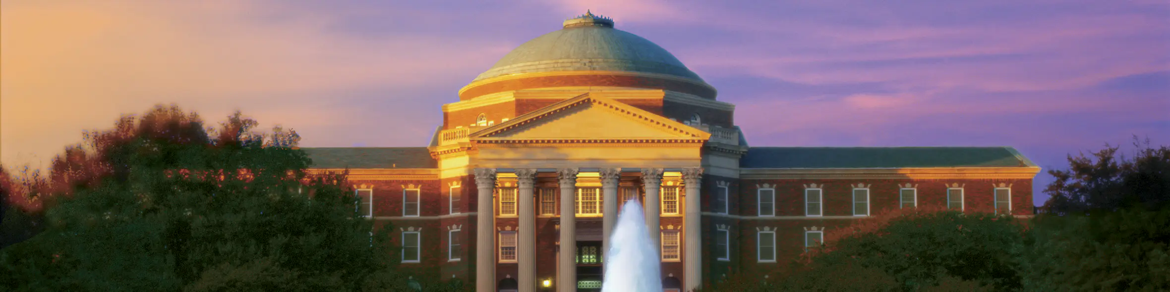 Southern Methodist University campus view