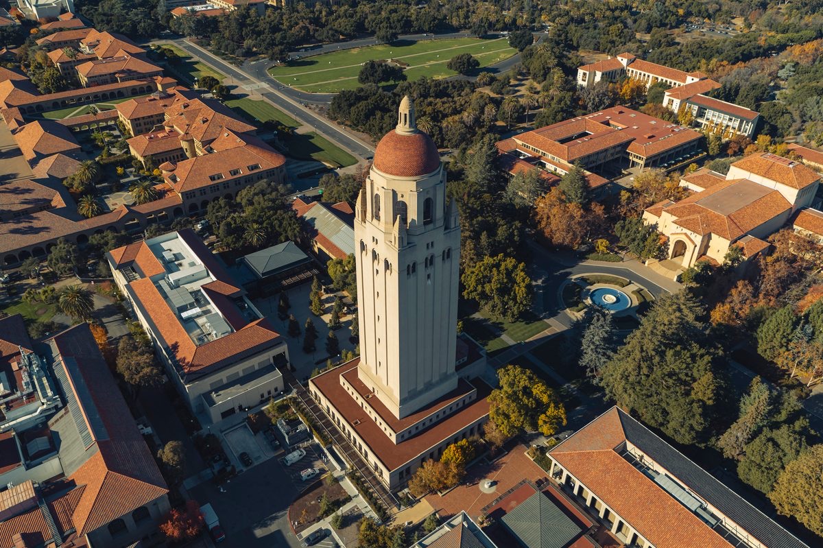 Stanford University campus view
