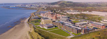 Swansea University campus view