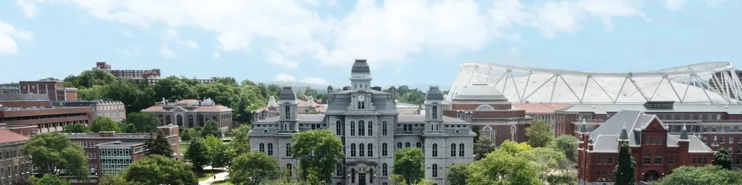 Syracuse University campus view