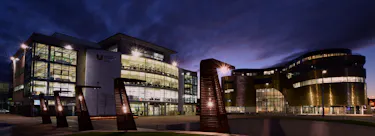 Teesside University campus view