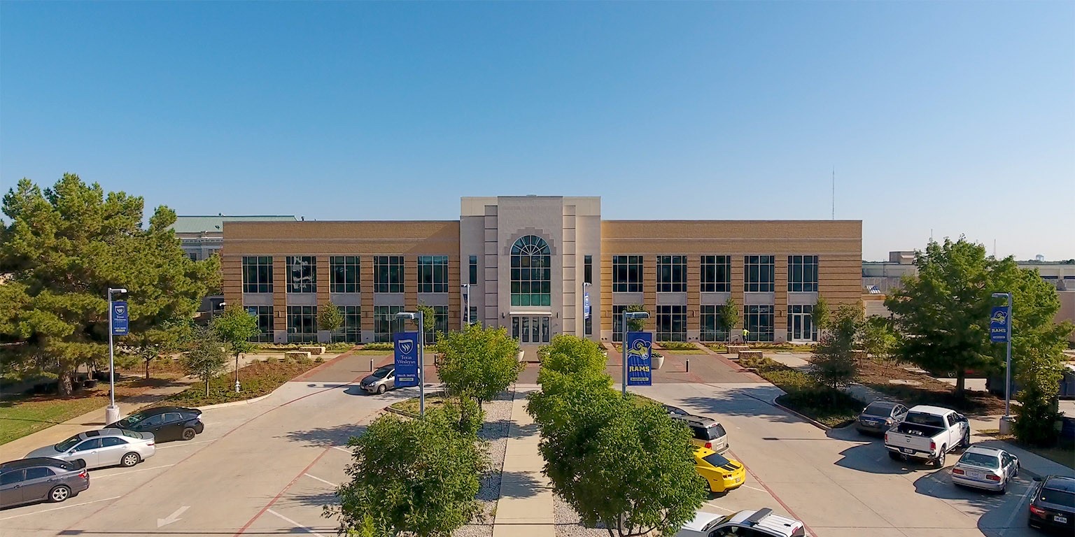 Texas Wesleyan University campus view