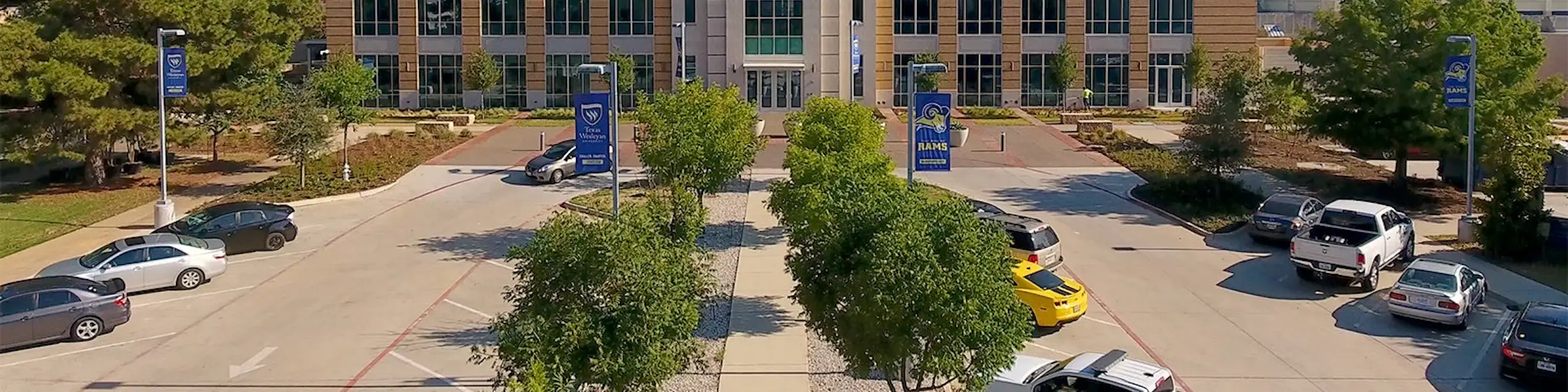 Texas Wesleyan University campus view