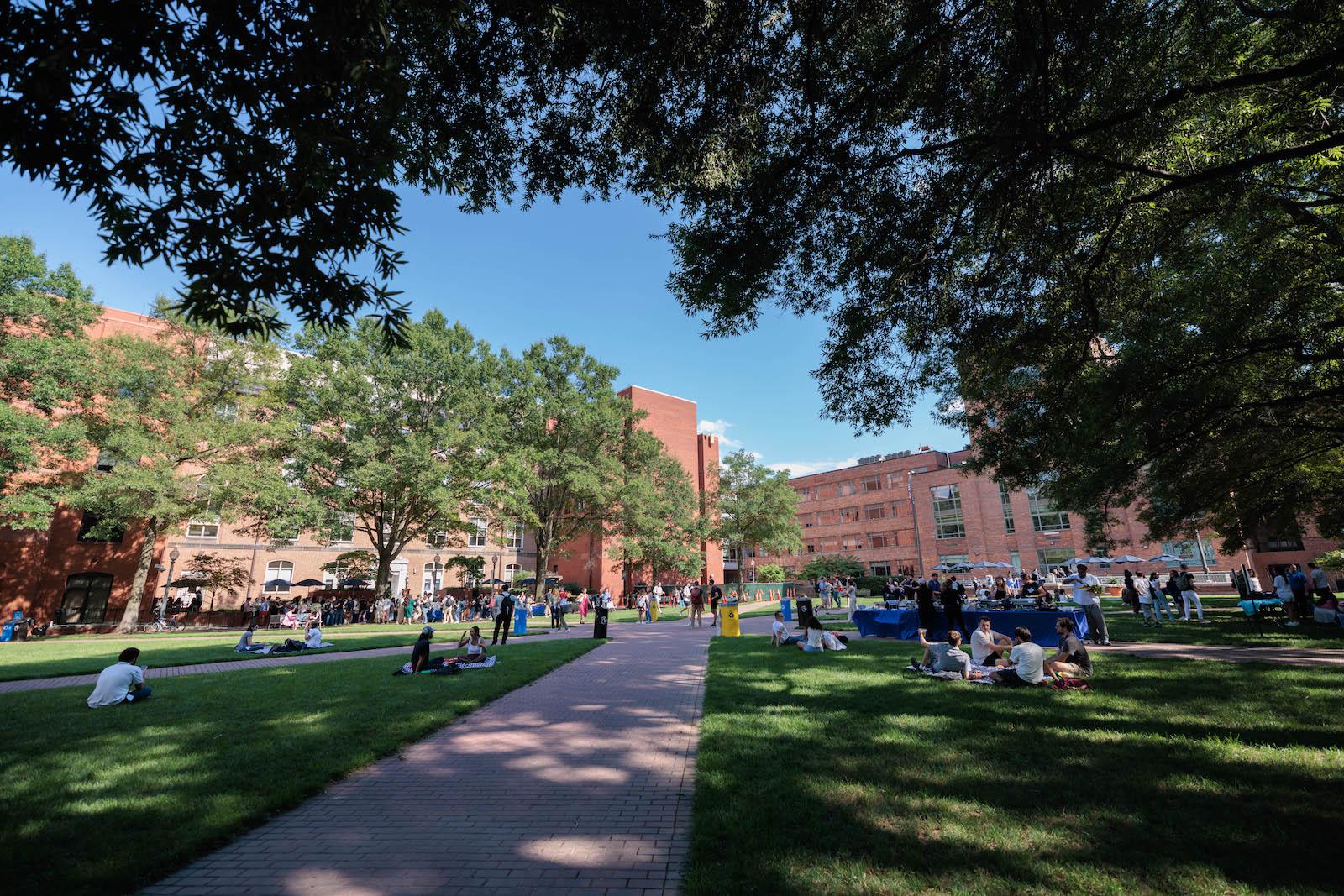 The George Washington University campus view