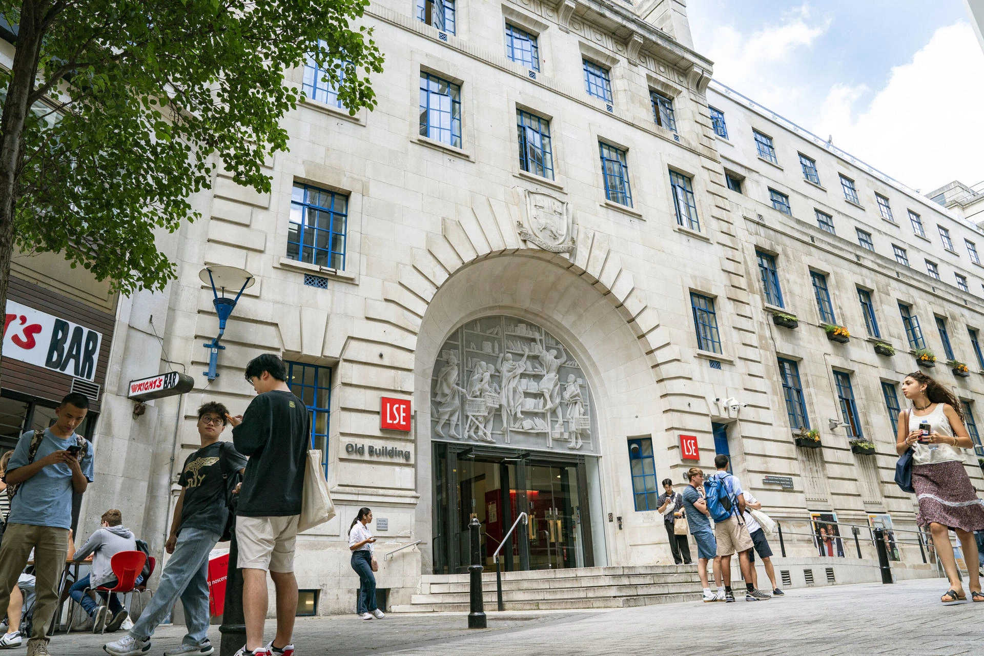 The London School of Economics and Political Science (LSE) campus view