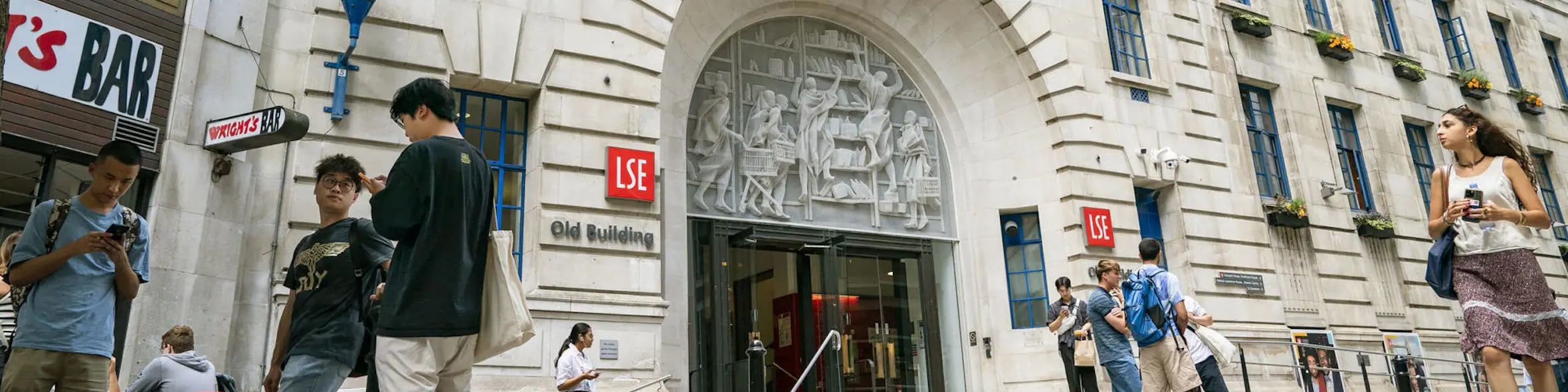 The London School of Economics and Political Science (LSE) campus view