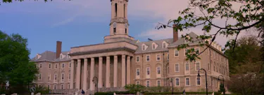 The Pennsylvania State University campus view