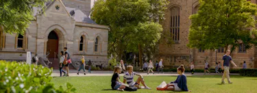 The University of Adelaide campus view