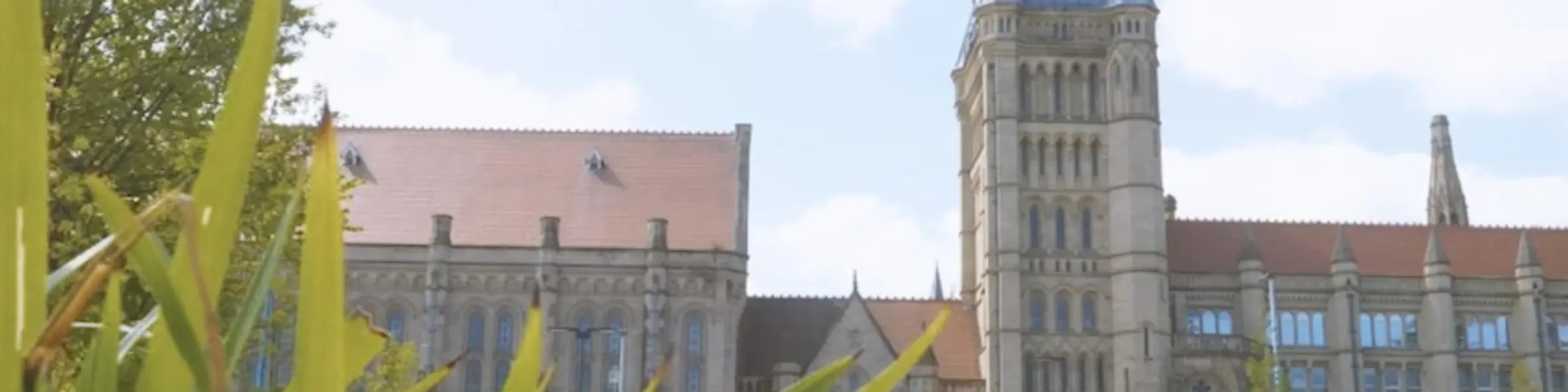 The University of Manchester campus view