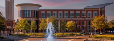 The University of Memphis campus view
