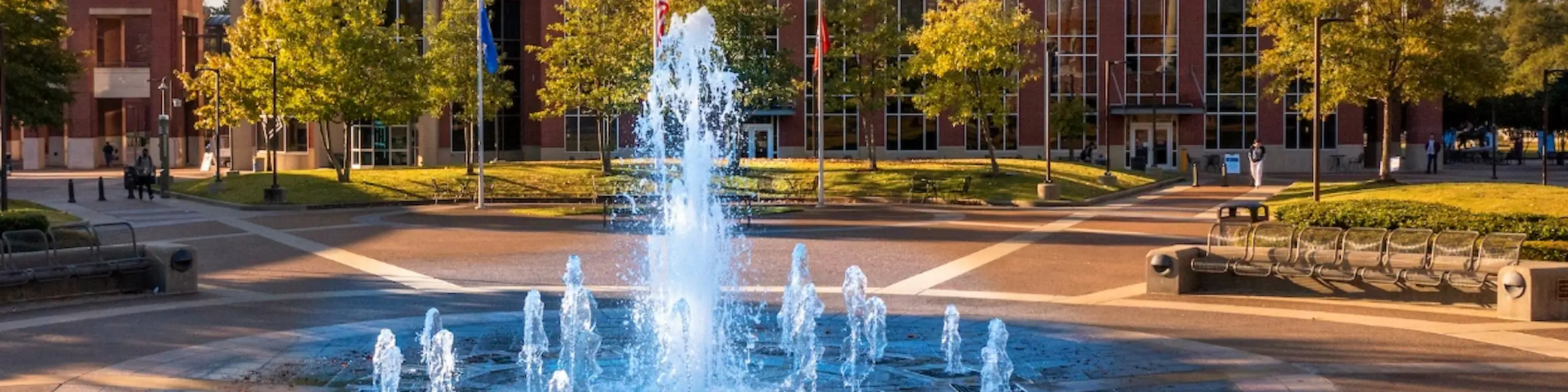 The University of Memphis campus view