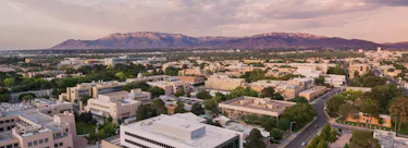 The University of New Mexico campus view