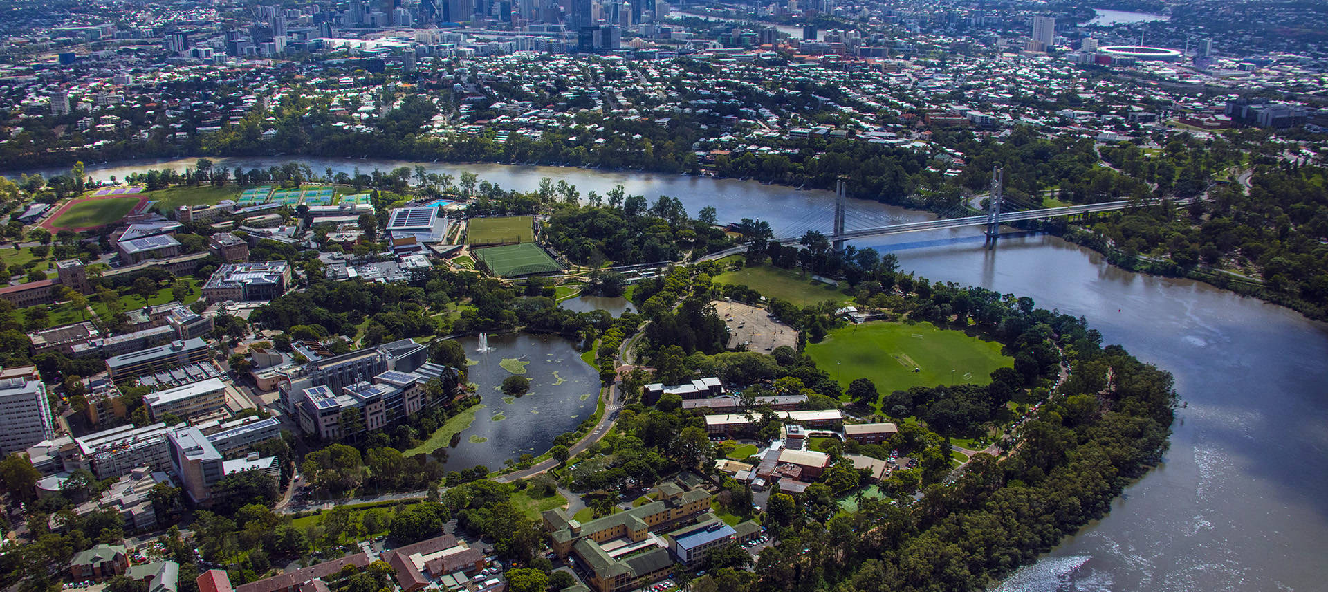 University of Queensland campus view