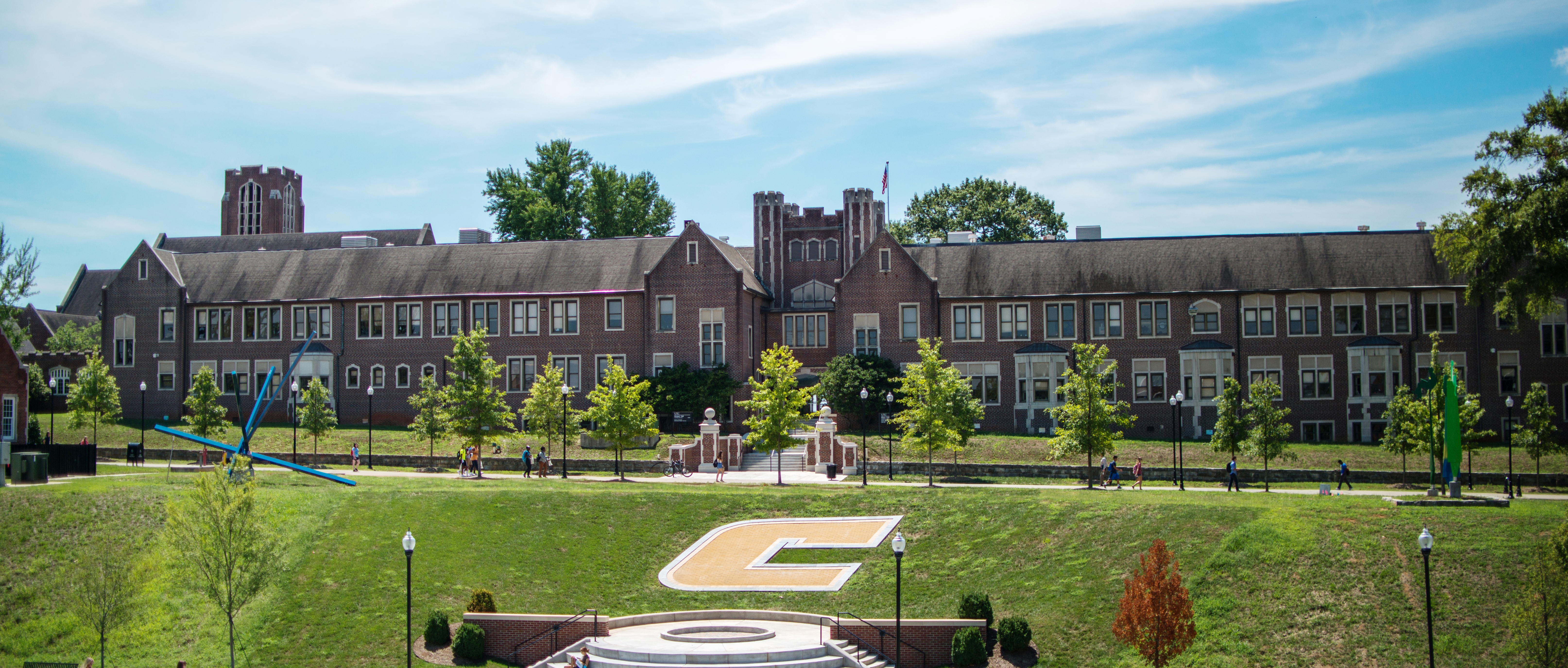 The University of Tennessee at Chattanooga campus view