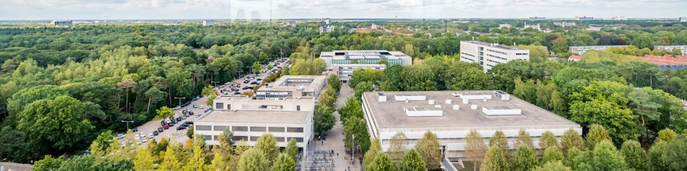 Tilburg University campus view
